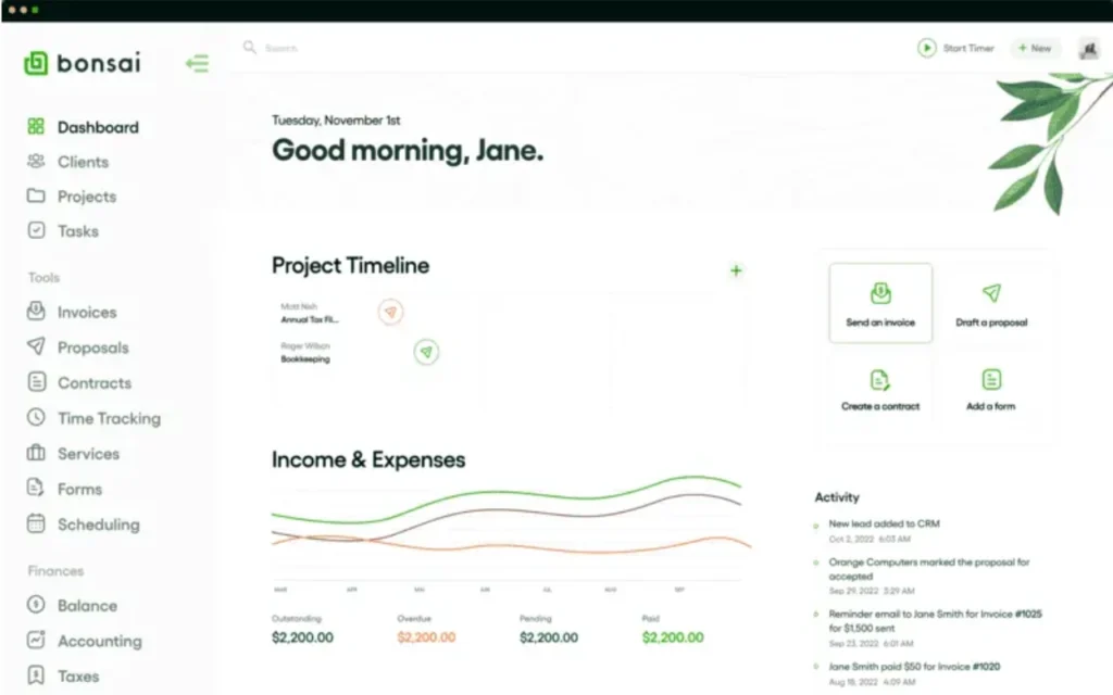 Crm vs client management software: 7 essential differences you need to know 5 Client workflow from proposal to payment - crm vs client management software
