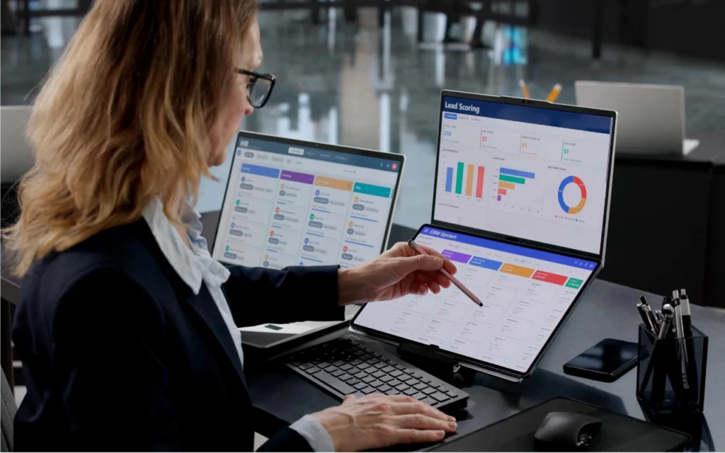 Comparing email-based client management with crm software