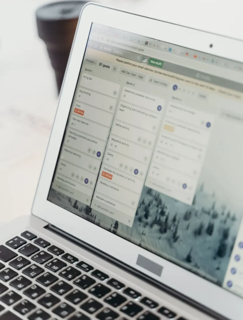 Diy client onboarding automation vs paying $120–$150 for it on upwork 9 Laptop showing a project-management workflow.