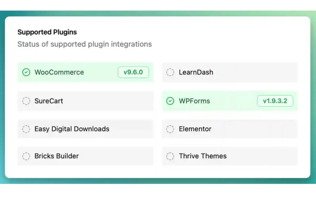 Check compatibility before you buy anything - connect wordpress-forms-to-a-crm