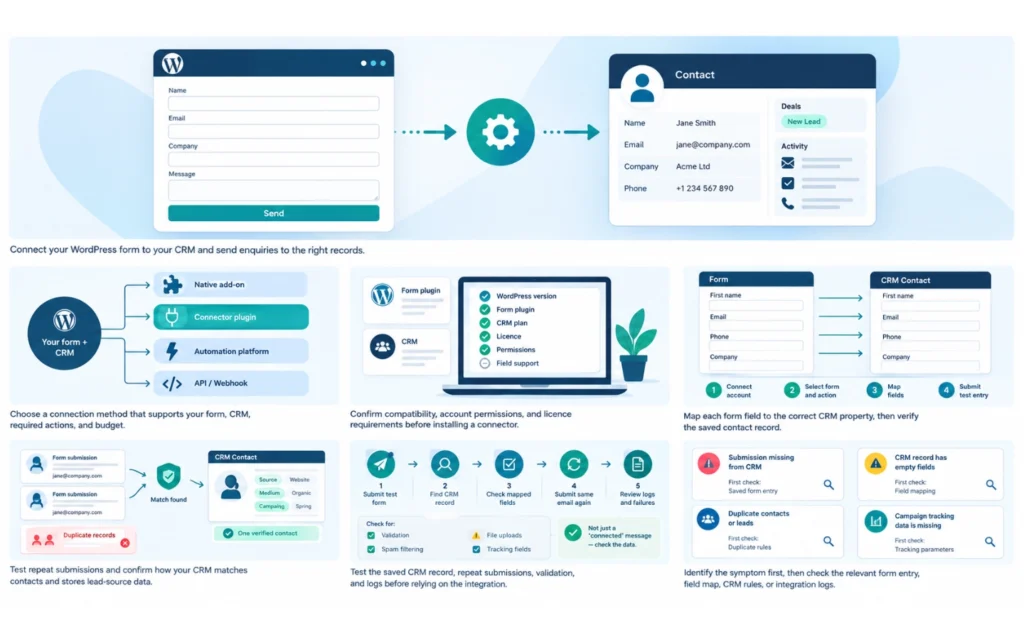 Home 8 Connect wordpress forms to a crm featured image